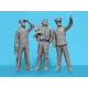 Icm 32118 1/32 Pilots Of British Naval Aviation Wwii 3 Figures Plastic Kit