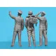 Icm 32118 1/32 Pilots Of British Naval Aviation Wwii 3 Figures Plastic Kit