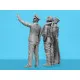 Icm 32118 1/32 Pilots Of British Naval Aviation Wwii 3 Figures Plastic Kit