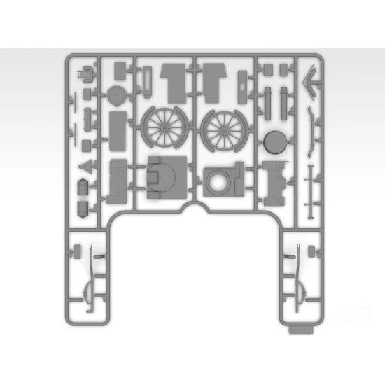 Icm 35415 1/35 Ahn Gulaschkanone Wwii German Mobile Field Kitchen Model Kit