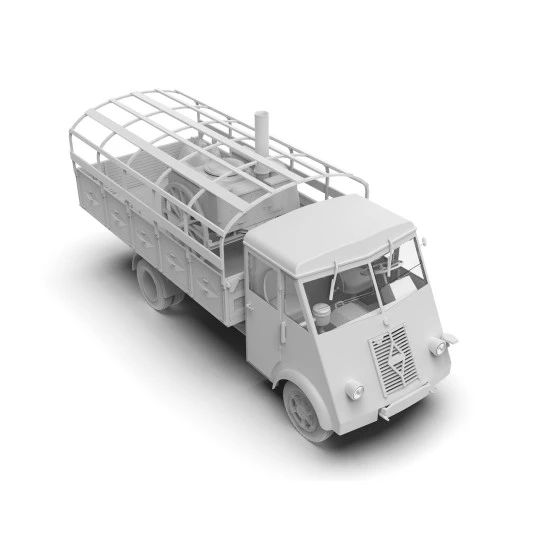 Icm 35415 1/35 Ahn Gulaschkanone Wwii German Mobile Field Kitchen Model Kit