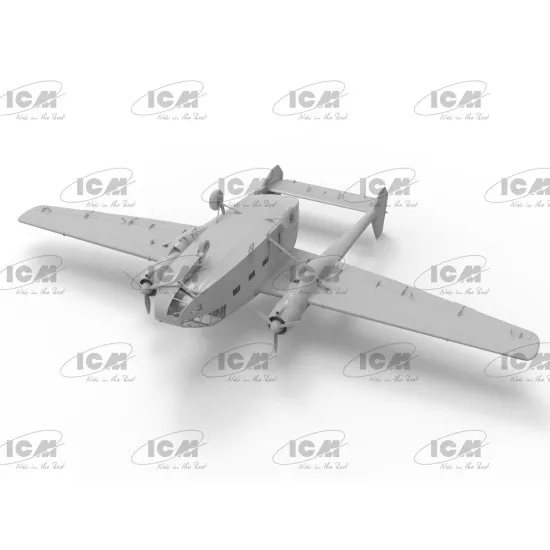 Icm 48224 1/48 Gotha Go 244b-2 Wwii German Transport Aircraft Model Kit