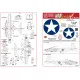 Kits World Kw148127 1/48 Decal For Boeing B-17 F Flying Fortress