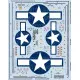 Kits World Kw148128 1/48 Decal For Boeing B-17g Flying Fortress