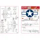 Kits World Kw148128 1/48 Decal For Boeing B-17g Flying Fortress