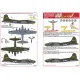 Kits World Kw148150 1/48 Decal For Boeing B-17e Flying Fortress