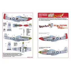Kits World Kw148177 1/48 Decal For P-51d Mustang 44-11661 Qp-x Iron Ass