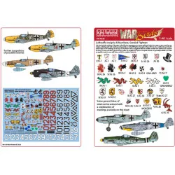 Kits World Kw148186 1/48 Decal For Luftwaffe Squadron Fighter Markings