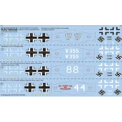 Kits World Kw148188 1/48 Decal Messerschmitt Me 262 Nicknamed Schwalbe
