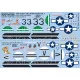 Kits World Kw148206 1/48 Decal For P 38l Of The Pacific Late War Set 1