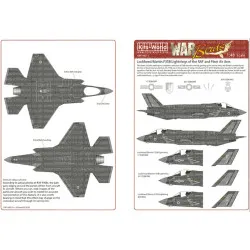 Kits World Kw148211 1/48 Decal For Lockheed Martin F35b Lightnings Of The Raf And Fleet Air Arm