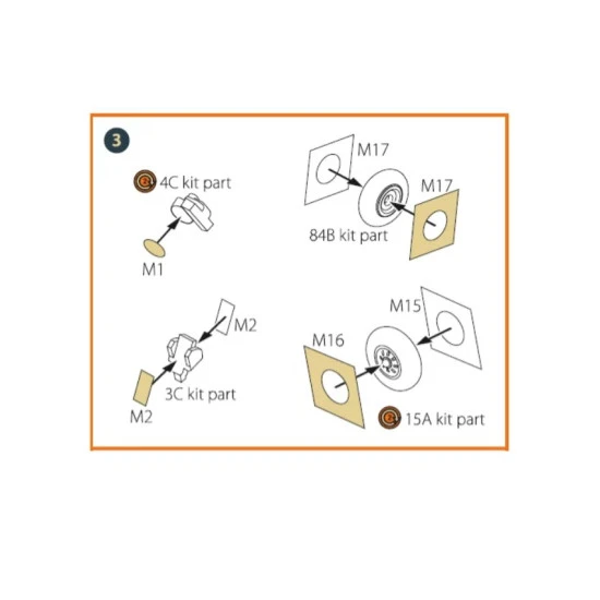 Clear Prop 72097 1/72 Amx Ghibli Double Sided Painting Mask On Yellow Kabuki Paper For Italeri Kits