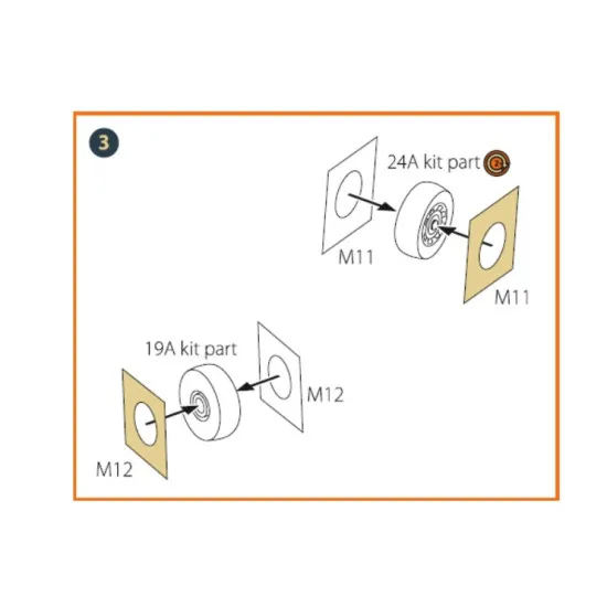 Clear Prop 72102 1/72 F 5f Tiger Ii Painting Mask On Yellow Kabuki Paper For Italeri Kits