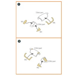 Clear Prop 72108 1/72 G 91r Painting Mask On Yellow Kabuki Paper For Meng Kits