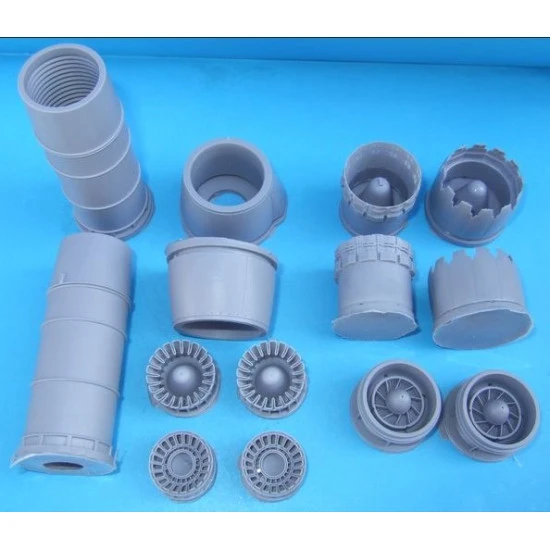 Katran 4855 1/48 F 14b D Tomcat Exhaust Nozzles Engine F 110 Ge 400 Opened For Hasegawa New