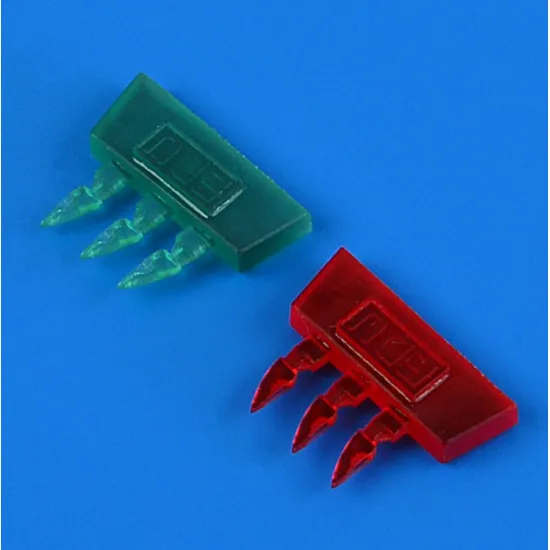 Quickboost 49086 1/48 Bf 109k Position Lights Coloured For Eduard