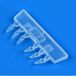 Quickboost 49095 1/48 Bf 109k Clear Position Lights With Light Bulb For Eduard