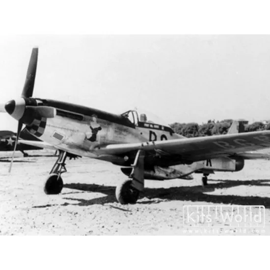 Kits World Kw172048 1/72 Decal For P-51d Mustang K Abner Daisy Mae