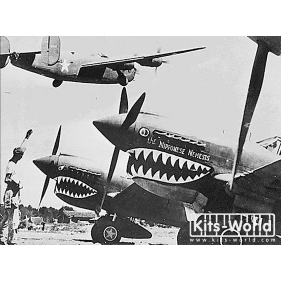 Kits World Kw172051 1/72 Decal For P-40b Warhawks Of The Raf Accessories Kit