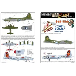 Kits World Kw172090 1/72 Decal For B-17 Flying Fortress Accessories Kit