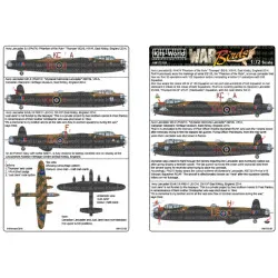 Kits World Kw172120 1/72 Decal For Avro Lancasters 2014 Meeting East Kirkby England