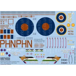 Kits World Kw172126 1/72 Decal For Avro Lancasters B Mk.iii Panavia Tornado