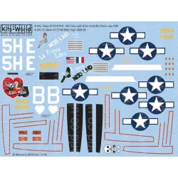 Kits World Kw172145 1/72 Decal For Douglas A-20 Havoc Accessories For Aircraft