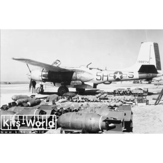 Kits World Kw172166 1/72 Decal For A-26 Douglas Invaders Accessories Kit