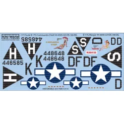 Kits World Kw172173 1/72 Decal For Boeing Flying Fortress B-17g Accessories Kit