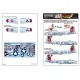 Kits World Kw172175 1/72 Decal For Boeing Flying Fortress B-17g Accessories Kit