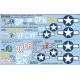 Kits World Kw172178 1/72 Decal For P-51b P-51d North American Mustangs