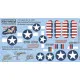 Kits World Kw172190 1/72 Decal For B-25c North American B-25 Mitchell