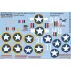 Kits World Kw172193 1/72 Decal For B-25c North American B-25 Mitchell
