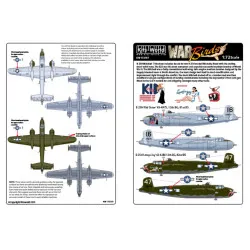 Kits World Kw172197 1/72 Decal For North American B-25h Mitchell