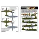 Kits World Kw172200 1/72 Decal For North American B-25j Mitchell Niagaras Belle