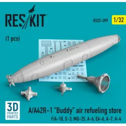 Reskit Rs32-0399 1/32 A A42r1 Buddy Air Refueling Store 1 Pcs Fa18 S3 Mq25 A6 Ea6 A7 A4 3d Printed