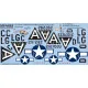 Kits World Kw172172 1/72 Douglas Dakota C-47 Southern Cross Tico Belle Placid Lassie