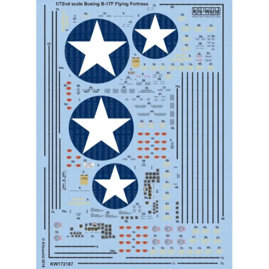 Kits World Kw172187 1/72 Raf Roundels And General Markings Wwii Early To Mid-war