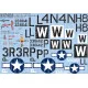 Kits World Kw172230 1/72 Decal For Boeing B-17g Flying Fortress Accessories Kit