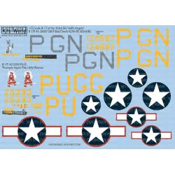 Kits World Kw172239 1/72 Decal For Boeing B-17f Flying Fortress Accessories Kit