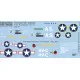 Kits World Kw172247 1/72 Decal For Lockheed P-38f Lightning Accessories Kit