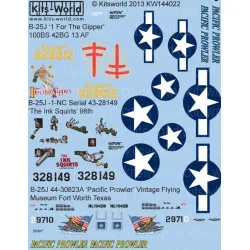 Kits World Kw144022 1/144 Decal For B-25 Mitchell Accessories For Aircraft