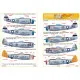 Kits World Kw144027 1/144 Decal For P-47d Thunderbolt Bubbletops Accessories Kit