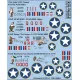Kits World Kw144031 1/144 Decal For B-24d Liberator Accessories For Aircraft