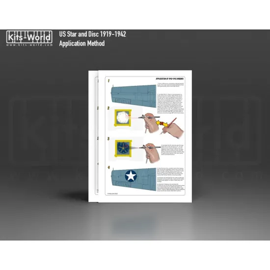 Kits World Kwm480070 1/48 Mask For Usaaf Star And Disc 43inch - 46inch 1919 1942