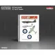 Kits World Kwm480086 1/48 Mask For Raf Type A Roundel 1915-1942 - 32.5 17.1mm And 35 18.5mm