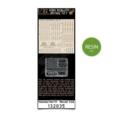 Hgw 132035 1/32 Seatbelts And Seat For Heinkel He 111 P-1 For Revell Kits