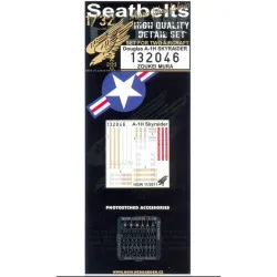 Hgw 132046 1/32 Seatbelts For A-1h Skyraider For Zoukei-mura Kit