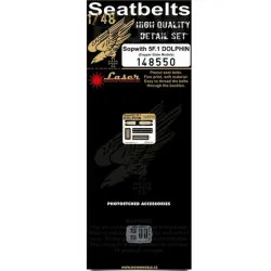 Hgw 148550 1/48 Seatbelts For Sopwith 5f.1 Dolphin Accessories For Aircraft