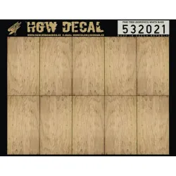 Hgw 532021 1/32 Decal Fade Pine Tree Base White Transparent A5x10pcs